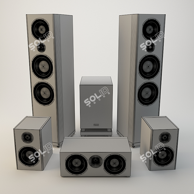 Elevate Your Sound with Magnat Loudspeakers 3D model image 3