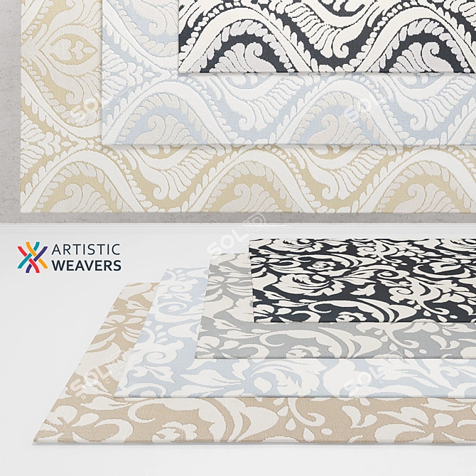 Artistic Weavers Adeline & Bridgette Rugs 3D model image 1