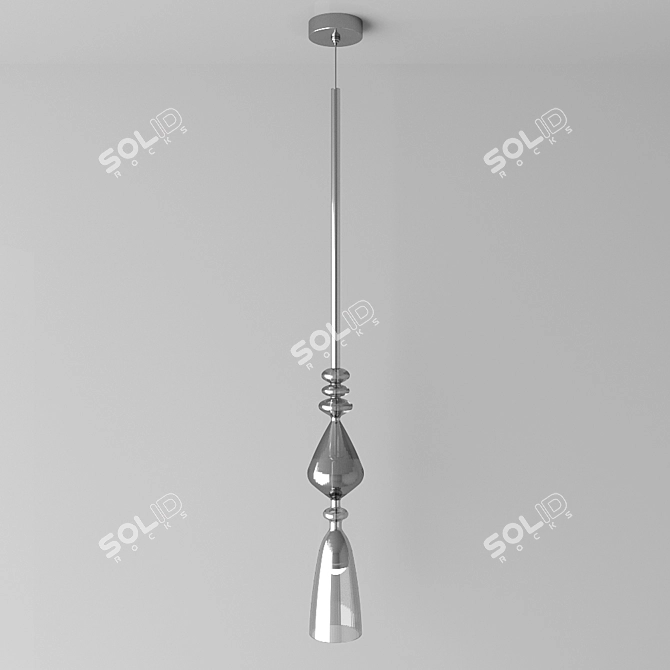 Crystal Lux SP1 Smoke Pendant 3D model image 1