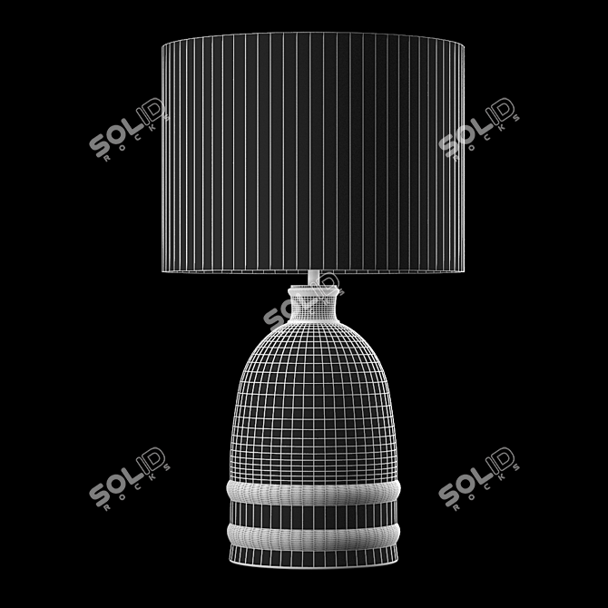 Sleek Porta Romana Ridley Lamp - Versatile Lighting Solution 3D model image 2