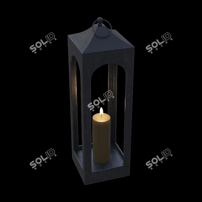 Glowlight Caleb Lantern 3D model image 1