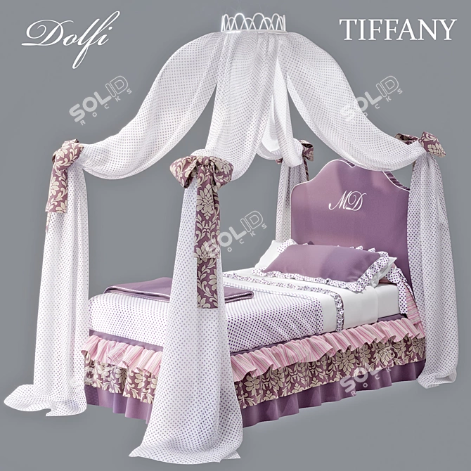 Dolfi Tiffany Children's Bed 3D model image 1