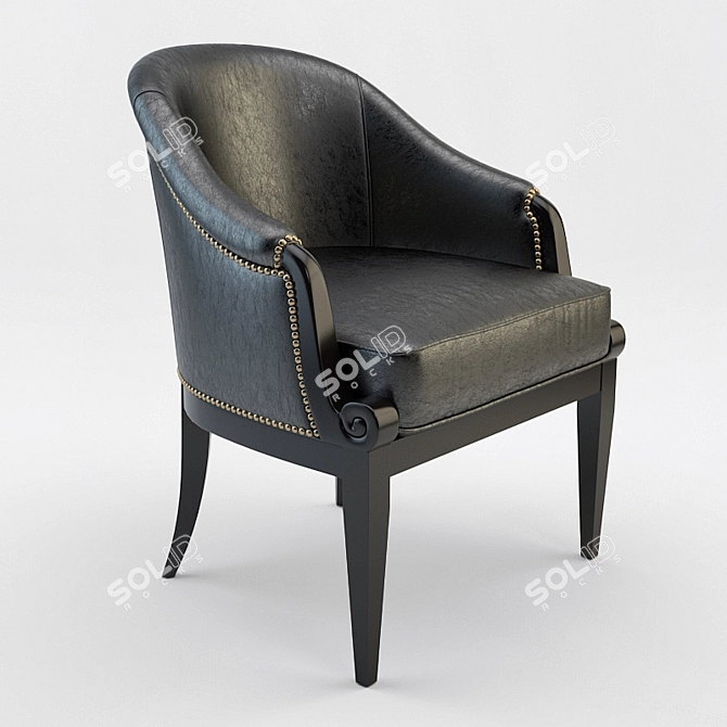 Elegant Ralph Lauren Home Chair 3D model image 1