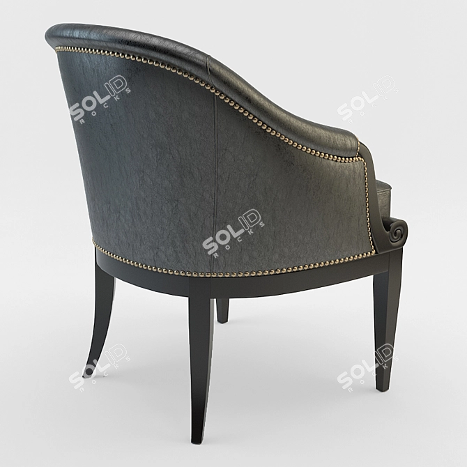 Elegant Ralph Lauren Home Chair 3D model image 2