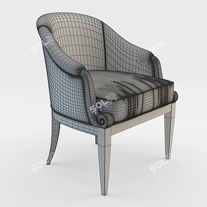 Elegant Ralph Lauren Home Chair 3D model image 3