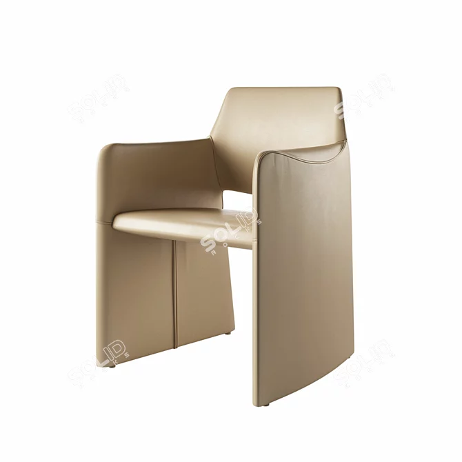 Modern Corte Chair: Designed by Rodolfo Dordoni 3D model image 1