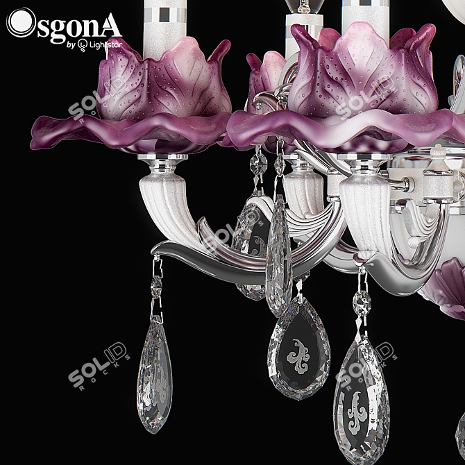 Anemone Osgona Chandelier 3D model image 2