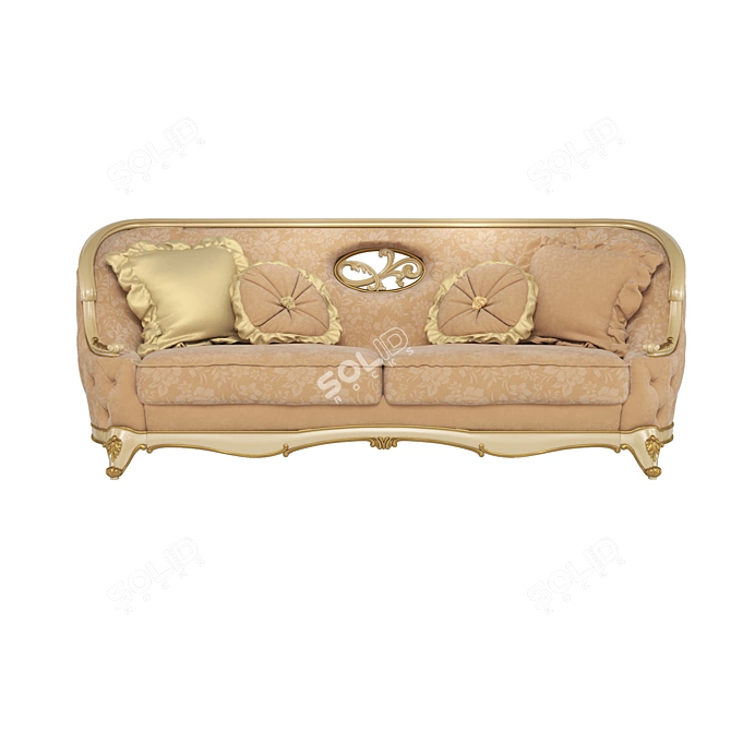 Classic Frandiss Sofa 2017 3D model image 1