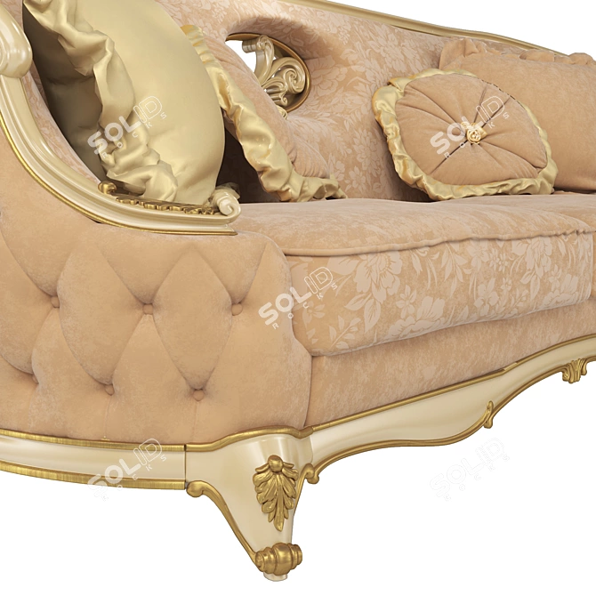 Classic Frandiss Sofa 2017 3D model image 3