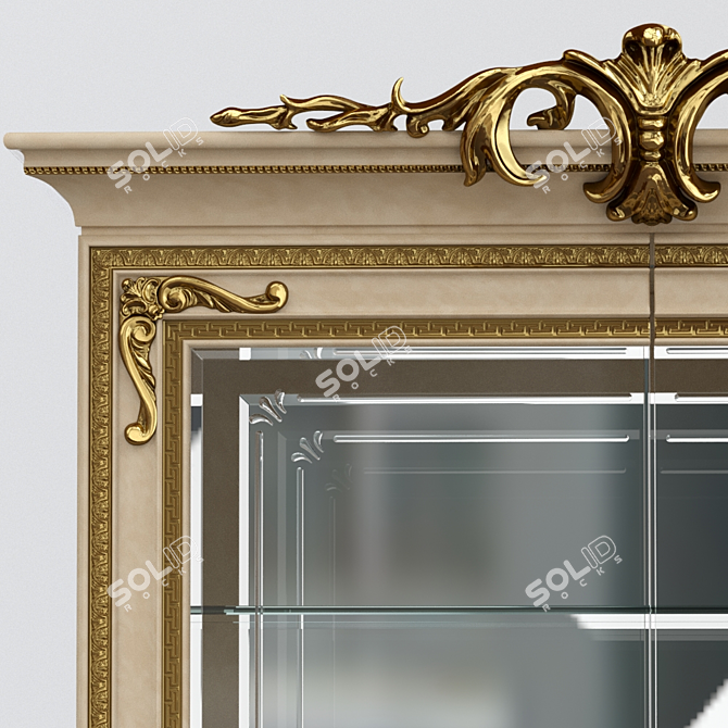 Classic Leonardo Showcase: Elegant Italian Design 3D model image 3