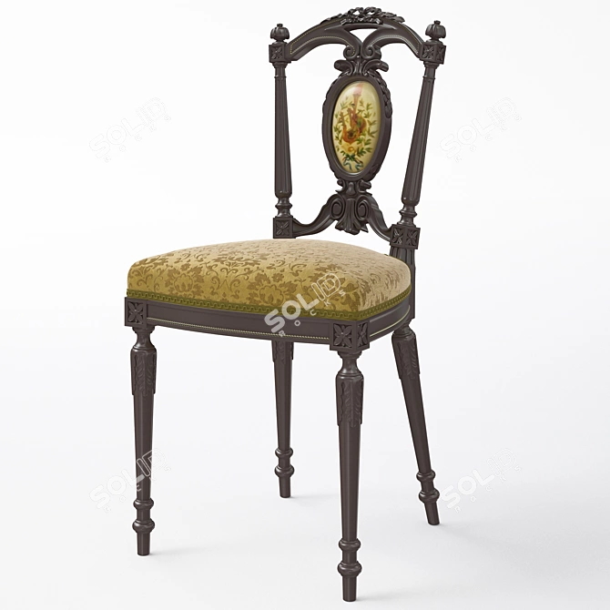 Timeless Elegance Chair 3D model image 1