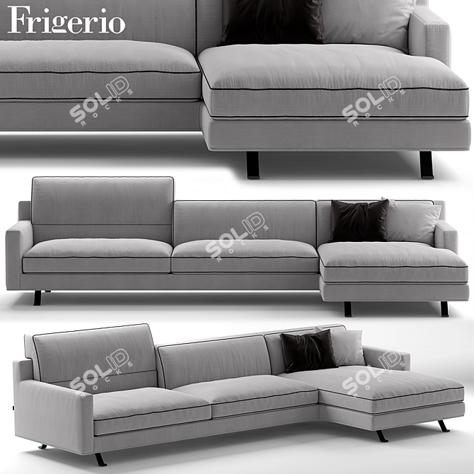 Frigeriosalotti JAMES: Luxurious Sofas 3D model image 1