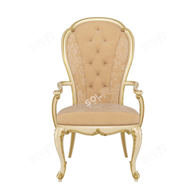 Frandiss Headtable Chair: Italian Design 3D model image 2