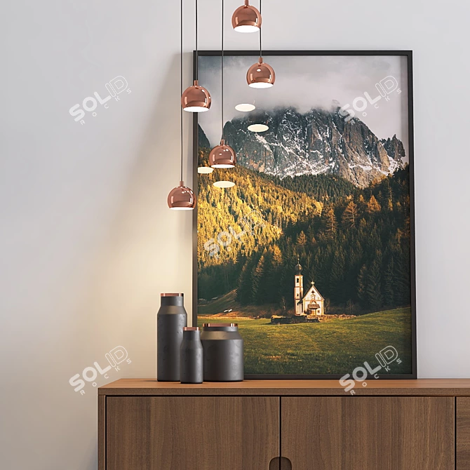 Austin Floor Lamp: Sleek and Stylish Lighting 3D model image 2