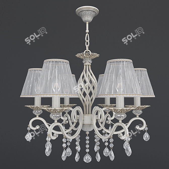 Maytoni Elegant Crystal Chandelier 3D model image 1