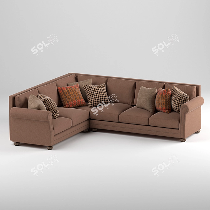 Julianna Sectional - King Hickory
Угловой диван Julianna - King Hickory 3D model image 1