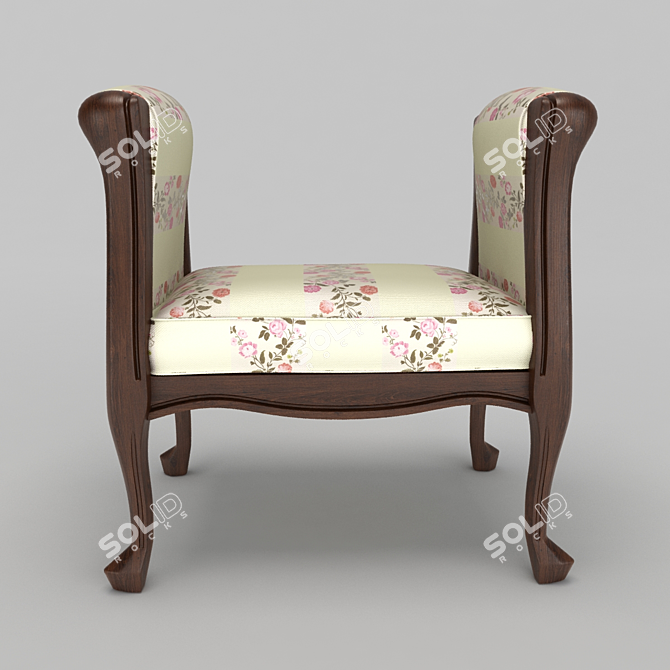 Amadeus Single Seat Banquette 3D model image 2