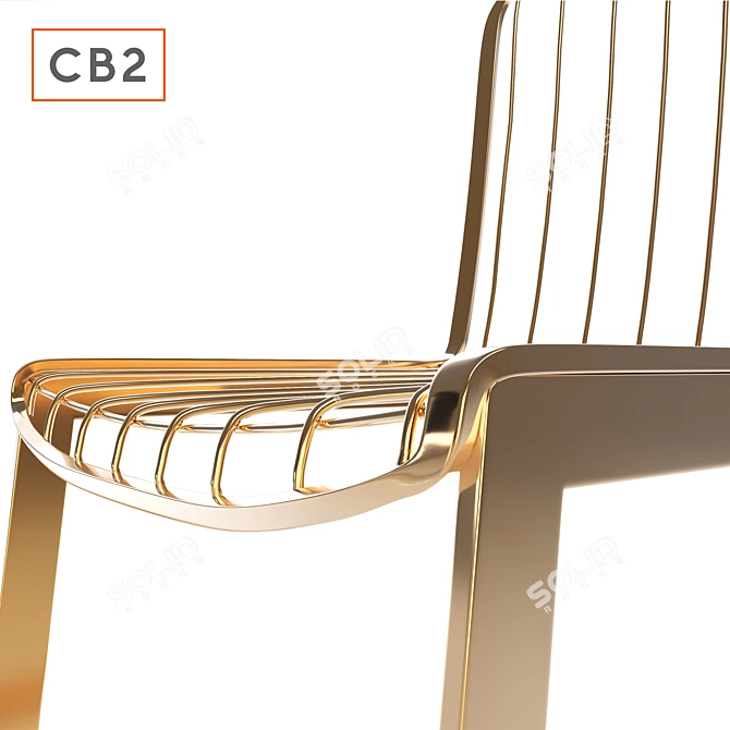 Rocking Rake Chair 3D model image 3