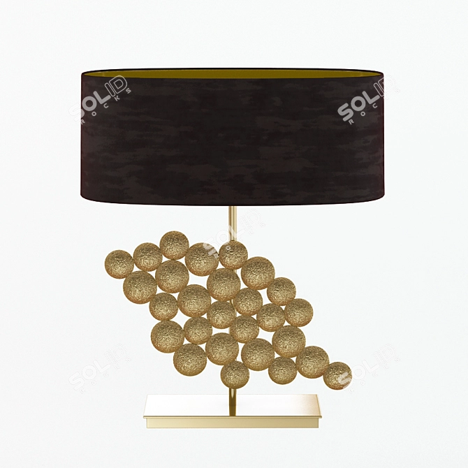 Luminous Ethno Table Lamp 3D model image 1