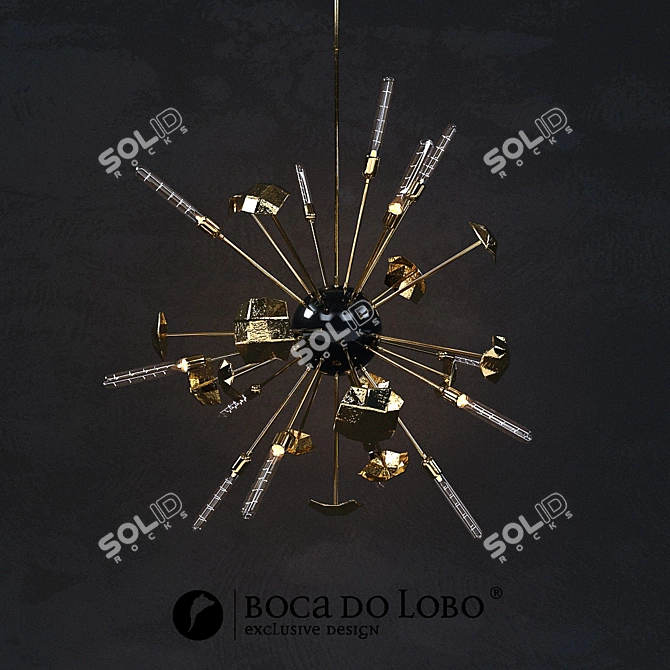  Breathtaking Supernova Chandelier 3D model image 1