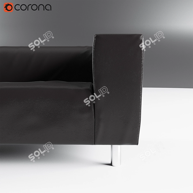 Title: KLIPPAN Double Room Sofa by Ikea 3D model image 2