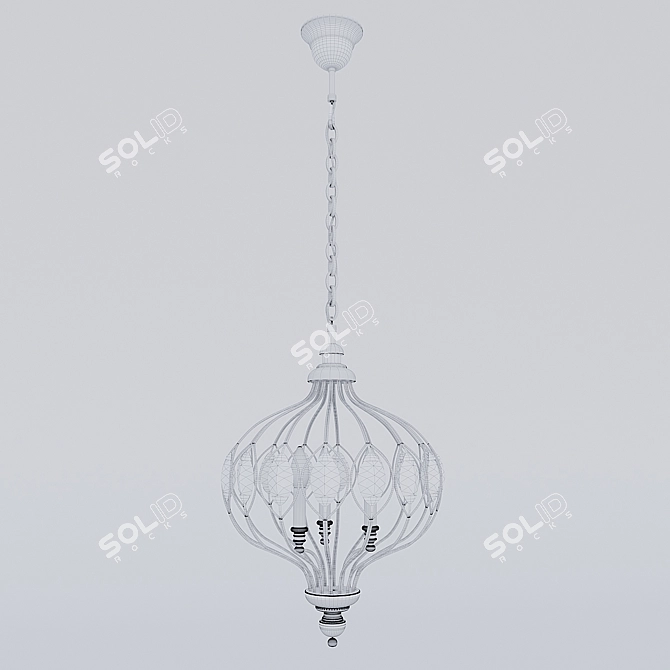 Favourite Fes Chandelier 3-Light 3D model image 2