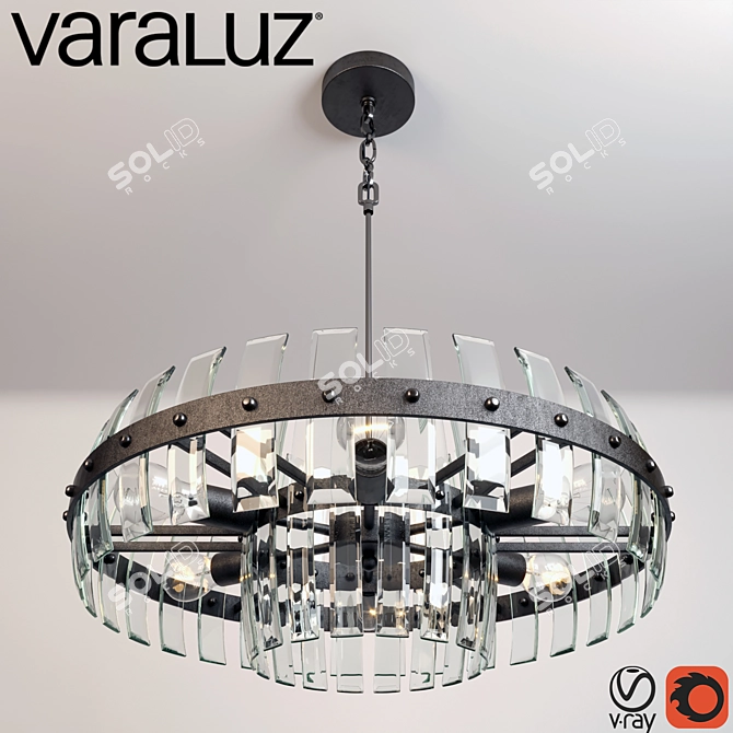 Title: Modern Farmhouse Pendant by Varaluz 3D model image 1