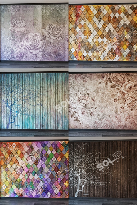 Affresco Wallpaper Collection Re-Space 3D model image 2