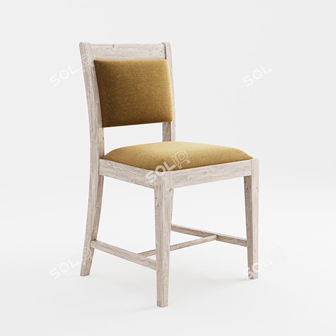 Elegant Dining Chair Set 3D model image 1