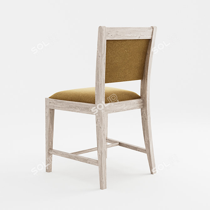 Elegant Dining Chair Set 3D model image 2