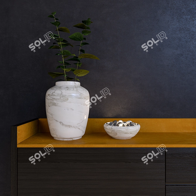 Modern Sideboard with Frames by Mario Ruiz 3D model image 3