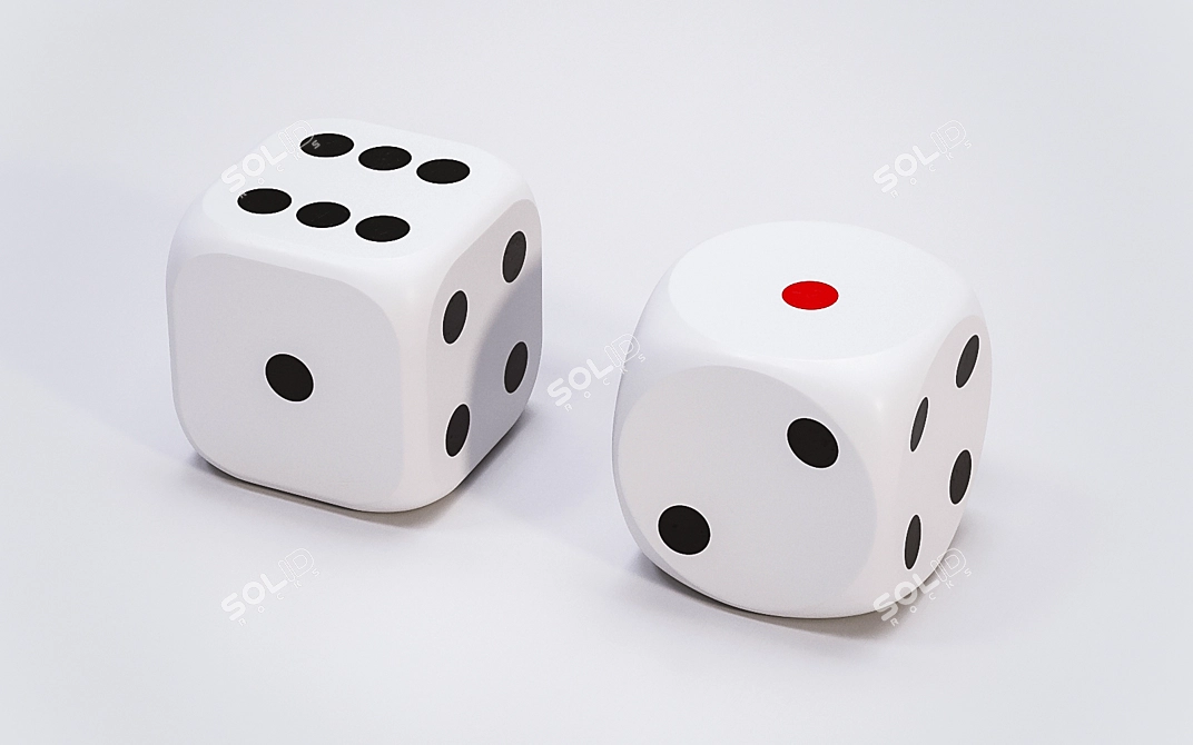 Casino Dice: Stylish and Versatile 3D model image 2