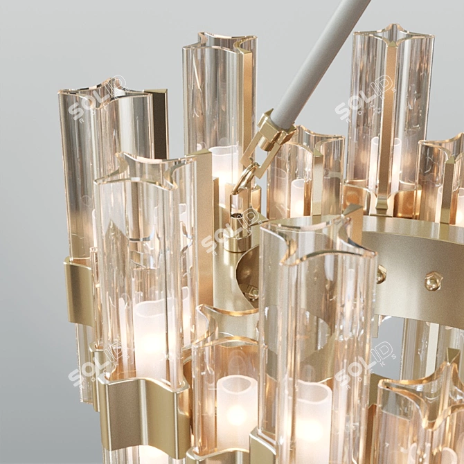 Eterea Chandelier by Officina Luce 3D model image 2