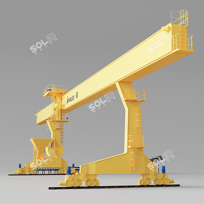 RIALEX SB2 Crane: Compact and Powerful 3D model image 1