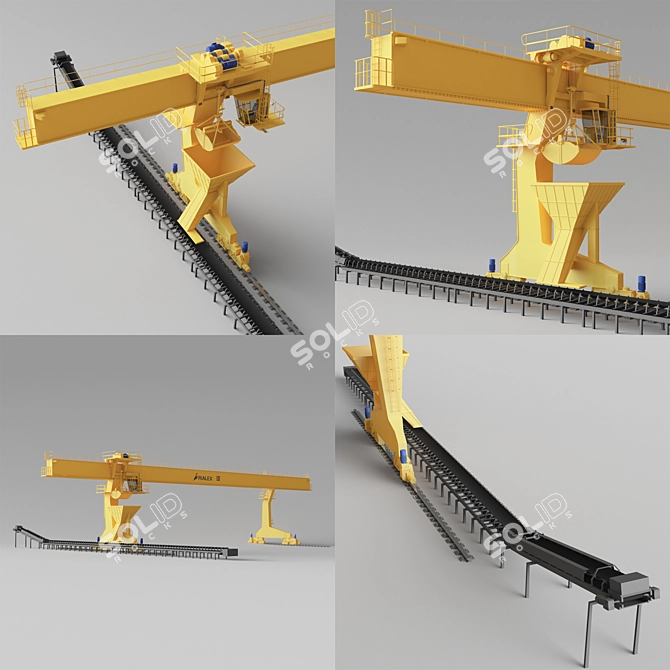 RIALEX SB2 Crane: Compact and Powerful 3D model image 2
