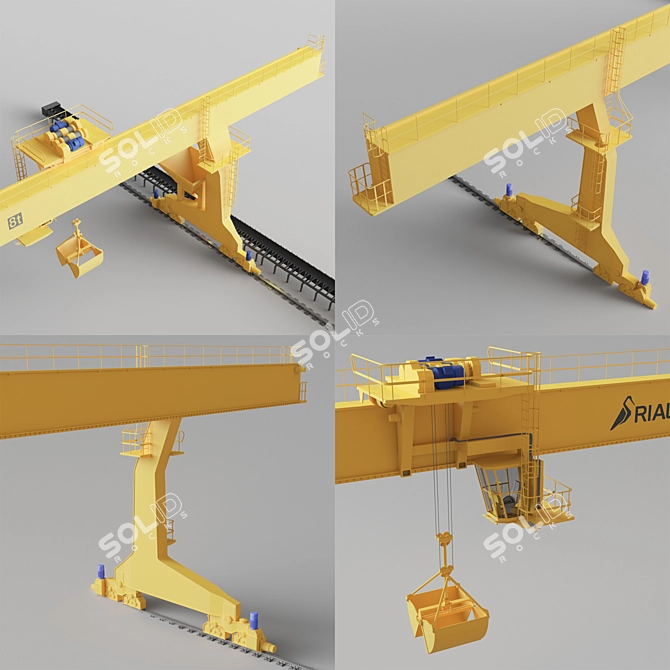 RIALEX SB2 Crane: Compact and Powerful 3D model image 3