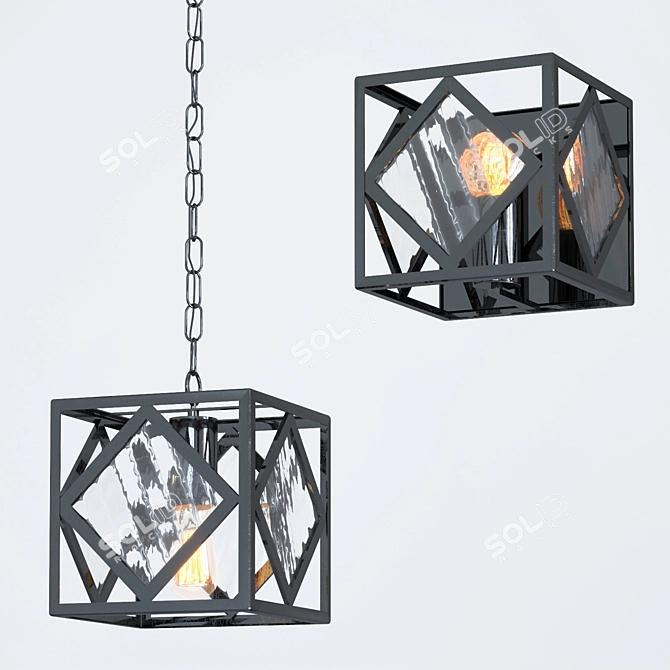 Brook Favourite Light Pendant 3D model image 1