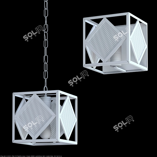 Brook Favourite Light Pendant 3D model image 2