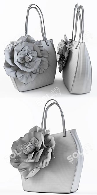 Poppy Bag - Handcrafted Designer Collection 3D model image 3