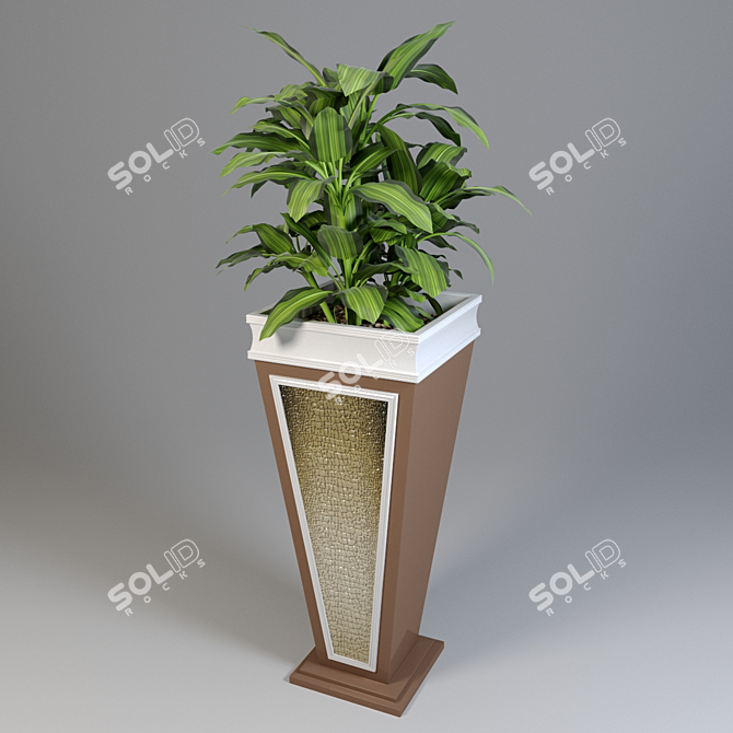 Corona Kashpo Tycoon: Elegant and Green 3D model image 1