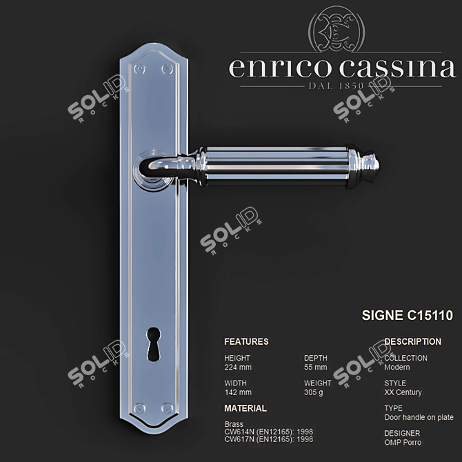 Elegant Enrico Cassina Signe C15110 3D model image 1