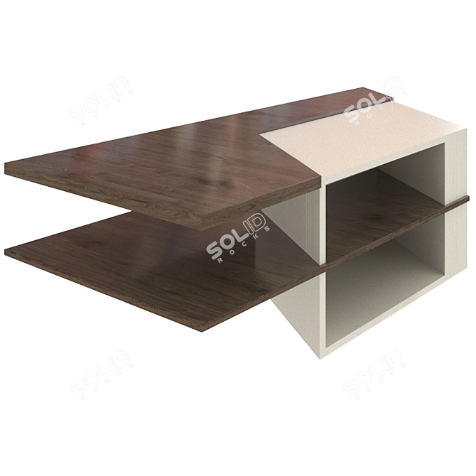 Elegant Ling Table 3D model image 1