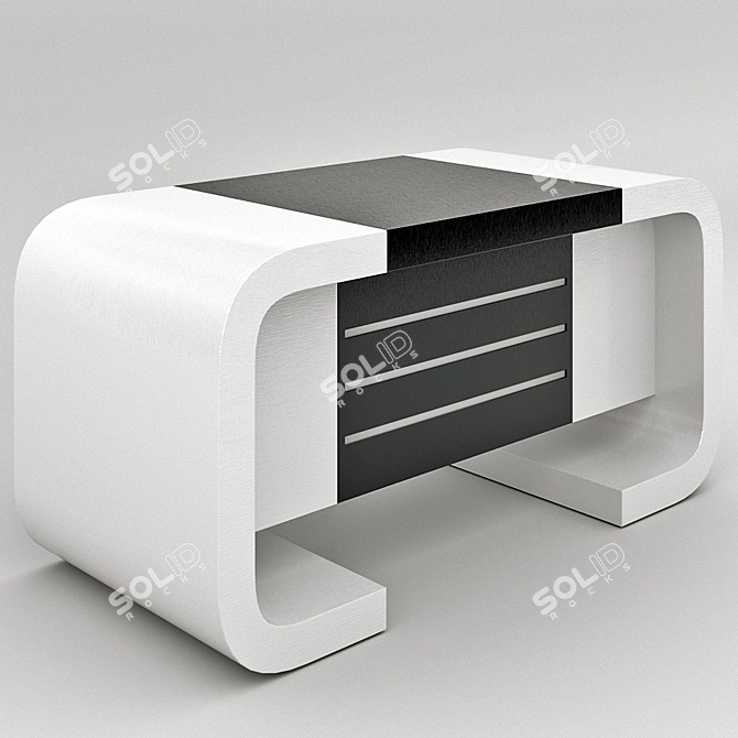 Title: Modern Reception Desk "Lango 3D model image 1