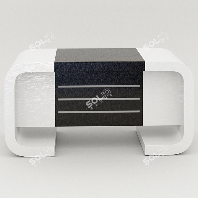 Title: Modern Reception Desk "Lango 3D model image 2