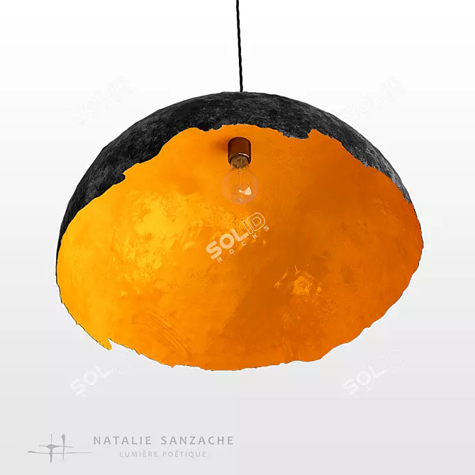 Tectonic Planet Concrete Suspension 3D model image 3