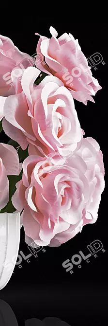 Elegant Rose Bouquet Model 3D model image 3