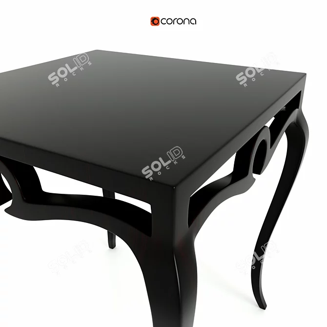 Charismatic Archer Bow End Table 3D model image 2