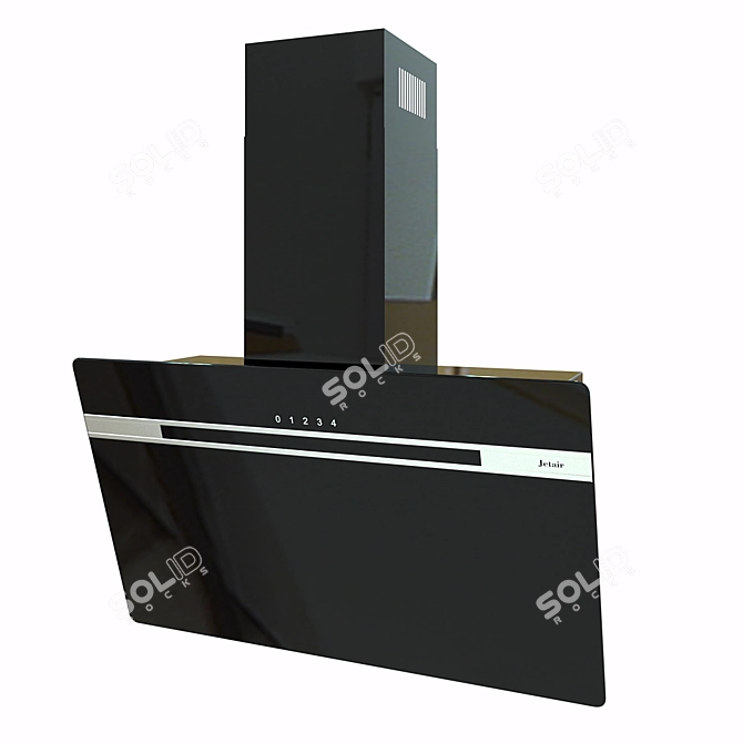 Jetair Viki Kitchen Hood: Efficient and Stylish 3D model image 1