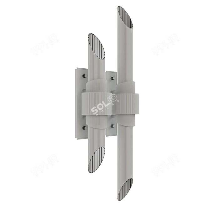 Elegant Tycho Wall Sconce 3D model image 3