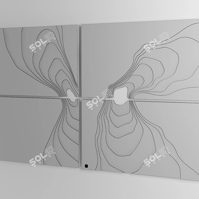 Sleek Panel Contour 02 by Petr Weigl 3D model image 3